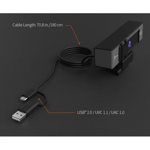 Веб-камера J5create JVCU435 4K (JVCU435-N) Black купити в Україні | Telemart фото