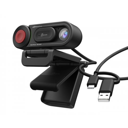 Веб-камера J5create JVU250 Full HD (JVU250-N) Black купити в Україні | Telemart фото