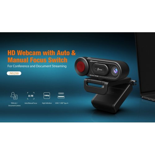 Веб-камера J5create JVU250 Full HD (JVU250-N) Black купити в Україні | Telemart фото