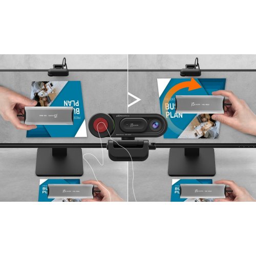 Веб-камера J5create JVU250 Full HD (JVU250-N) Black купити в Україні | Telemart фото