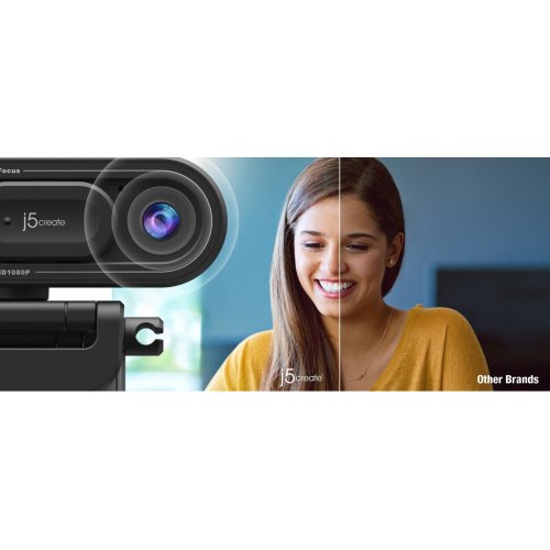 Веб-камера J5create JVU250 Full HD (JVU250-N) Black купити в Україні | Telemart фото