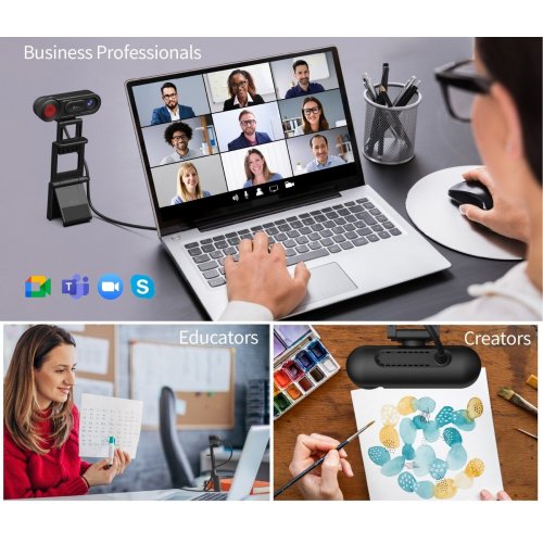 Веб-камера J5create JVU250 Full HD (JVU250-N) Black купити в Україні | Telemart фото