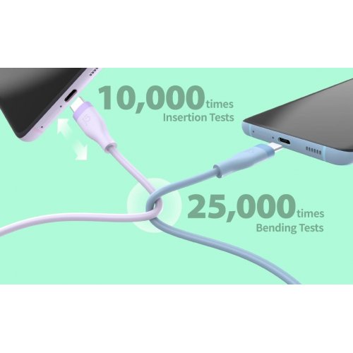 Кабель J5create JUCX17 USB Type-C to USB Type-C 60W 1m (JUCX17W-N) White купить в Украине | Telemart фото