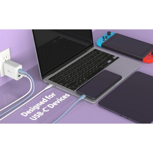 Кабель J5create JUCX17 USB Type-C to USB Type-C 60W 1m (JUCX17W-N) White купить в Украине | Telemart фото
