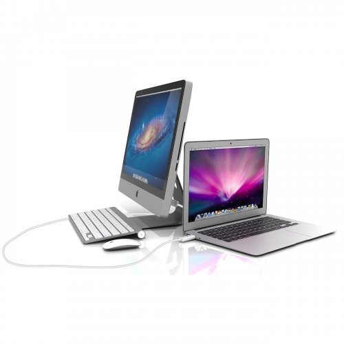 Кабель J5create JUC400 Wormhole Switch USB to USB 1.8m (JUC400-N) White купити в Україні | Telemart фото