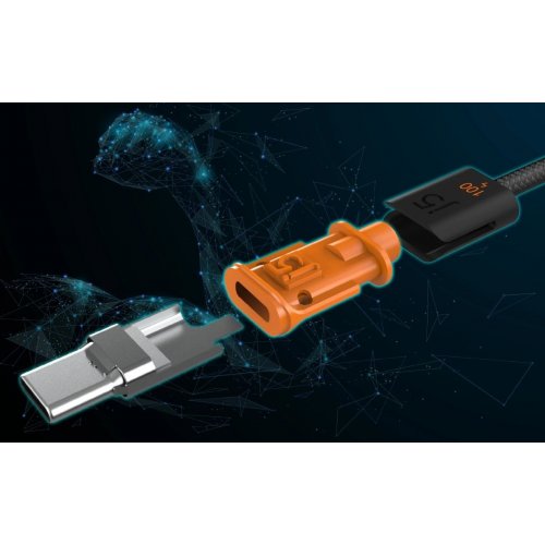 Кабель J5create JUCX25 USB Type-C to USB Type-C 100W 3m (JUCX25L30-N) Black купить в Украине | Telemart фото