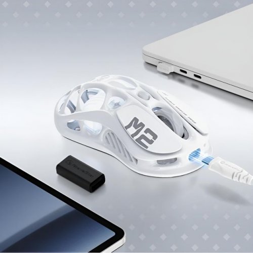 Миша GravaStar Mercury M2 RGB Wireless (GRAVASTARM2_WHT) Opaline White купити в Україні | Telemart фото