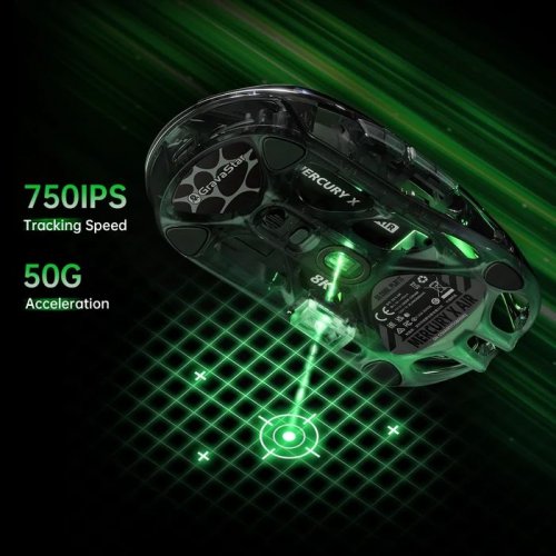Миша GravaStar Mercury X Air RGB Wireless (GSXAIR_XTAL_NB) Onyx Crystal купити в Україні | Telemart фото
