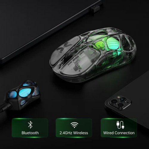 Миша GravaStar Mercury X Air RGB Wireless (GSXAIR_XTAL_NB) Onyx Crystal купити в Україні | Telemart фото