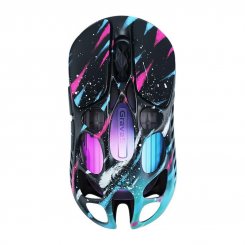 Мышка GravaStar Mercury X Pro RGB Wireless (GSXPRO_CG_BLK) Neon Graffiti / 32000 DPI / 8000 Гц / Pixart