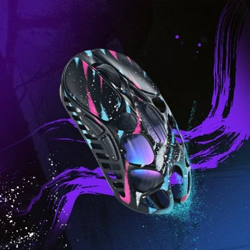 Мышка GravaStar Mercury X Pro RGB Wireless (GSXPRO_CG_BLK) Neon Graffiti купить в Украине | Telemart фото