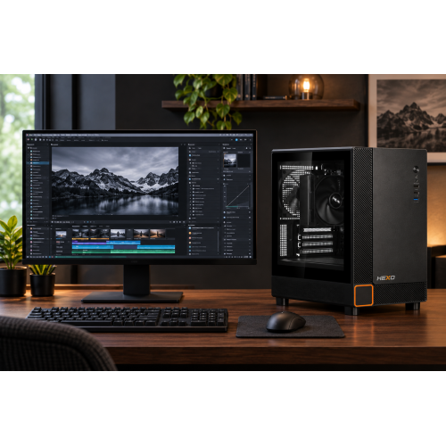Компьютер HEXO Unit Office Base (HUOB-5500GT-16S500BK) Black купить в Украине | Telemart фото