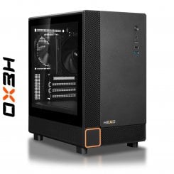 Компьютер HEXO Unit Office Base+ (HUOB-5500GT-16S1TBK) Black / AMD Ryzen 5 5500GT (3.6-4.4), 6 ядер / AMD Radeon Graphics / 16 ГБ (DDR4) / 1024 ГБ (SSD)