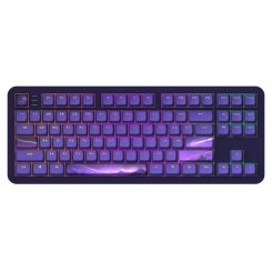 Клавіатура Dark Project ALU87 Celestial ABS RGB Mech G3MS Voidstone (DPKB_CELESTIAL_87_ANSI) Violet
