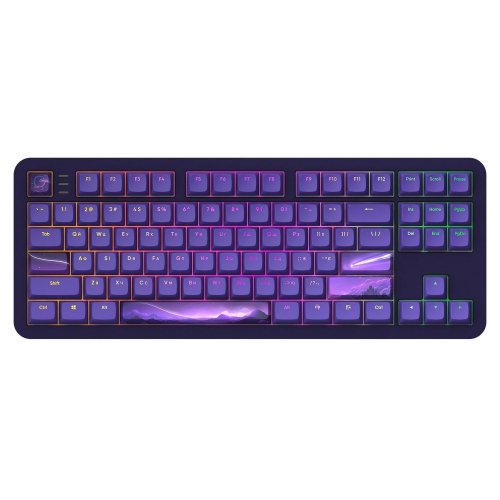 Клавіатура Dark Project ALU87 Celestial ABS RGB Mech G3MS Voidstone (DPKB_CELESTIAL_87_ANSI) Violet купити в Україні | Telemart фото