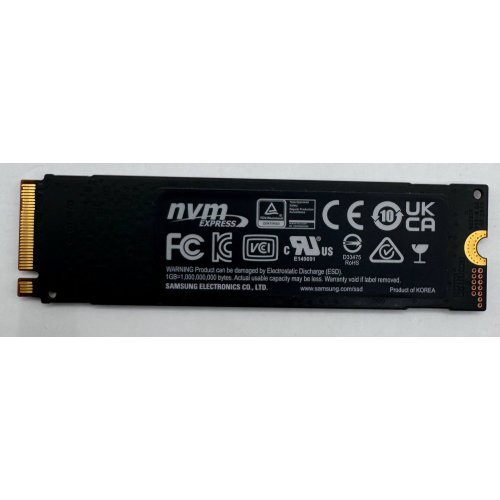 Ssd-диск Samsung 970 EVO V-NAND MLC 1TB M.2 (2280 PCI-E) (MZ-V7E1T0BW) (Відновлено продавцем, 905638) купити в Україні | Telemart фото