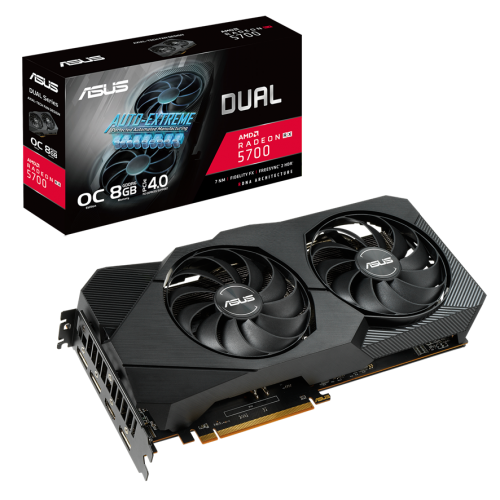 Видеокарта Asus Radeon RX 5700 Dual Evo OC 8192MB (DUAL-RX5700-O8G-EVO) (Восстановлено продавцом, 905653) купить в Украине | Telemart фото