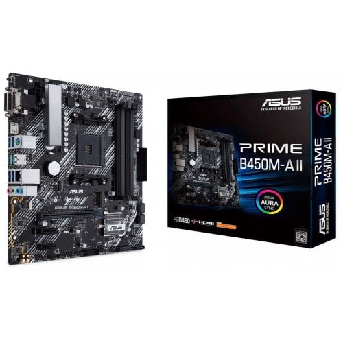 Материнская плата Asus Prime B450M-A II (sAM4, AMD B450) (Восстановлено продавцом, 905656) купить в Украине | Telemart фото