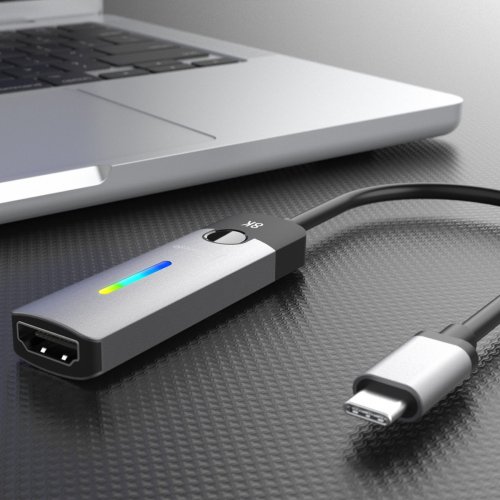 Адаптер-переходник J5create JCA157 USB Type-C to HDMI v2.1 8K (JCA157-N) Space Gray купить в Украине | Telemart фото