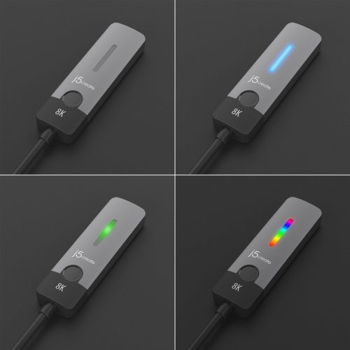 Адаптер-переходник J5create JCA157 USB Type-C to HDMI v2.1 8K (JCA157-N) Space Gray купить в Украине | Telemart фото