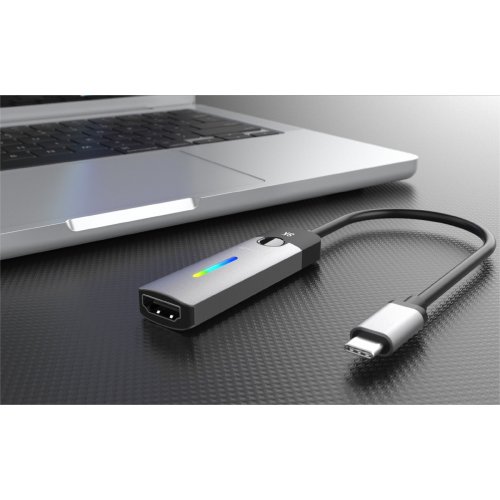 Адаптер-переходник J5create JCA157 USB Type-C to HDMI v2.1 8K (JCA157-N) Space Gray купить в Украине | Telemart фото