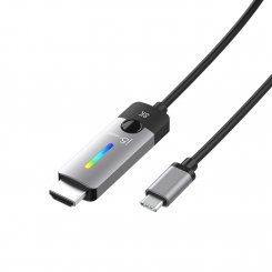 Кабель J5create JCC157 USB Type-C to HDMI v2.1 8K 1.8m (JCC157-N) Space Gray