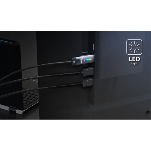 Кабель J5create JCC157 USB Type-C to HDMI v2.1 8K 1.8m (JCC157-N) Space Gray купити в Україні | Telemart фото