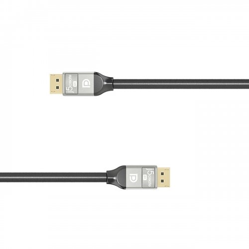 Кабель J5create JDC43 DisplayPort to DisplayPort v1.4 8K 2m (JDC43-N) Black купить в Украине | Telemart фото