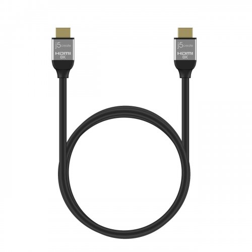 Кабель J5create JDC53 HDMI to HDMI v2.1 8K 2m (JDC53-N) Black купити в Україні | Telemart фото