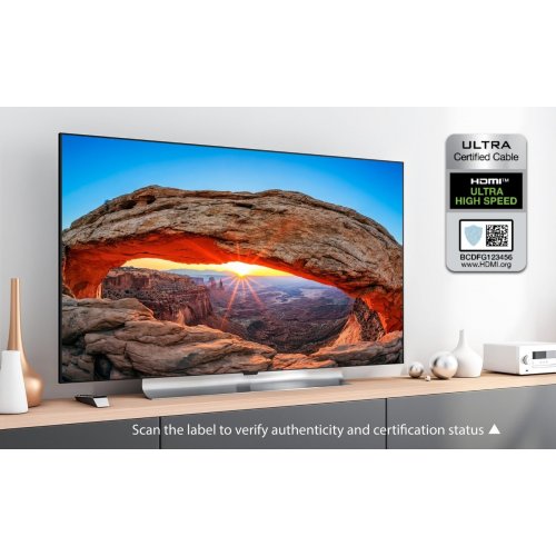 Кабель J5create JDC53 HDMI to HDMI v2.1 8K 2m (JDC53-N) Black купити в Україні | Telemart фото