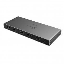 Разветвитель-сплиттер J5create JDSH814 HDMI to 4 x HDMI v2.1 8K (JDSH814-N) Gray