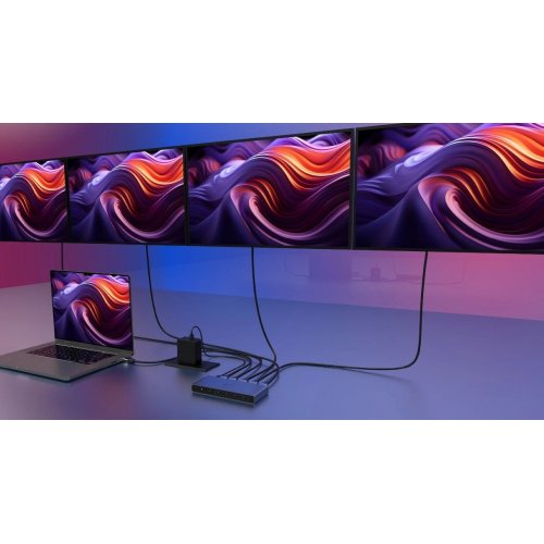 Разветвитель-сплиттер J5create JDSH814 HDMI to 4 x HDMI v2.1 8K (JDSH814-N) Gray купить в Украине | Telemart фото