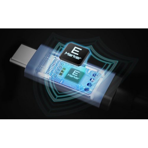 Кабель J5create JUC29L08 USB Type-C to USB Type-C 8K 0.8m (JUC29L08-N) Black купити в Україні | Telemart фото