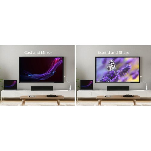 Бездротовий подовжувач J5create JVAW62 ScreenCast USB Type-C to HDMI Full HD up to 15m (JVAW62-N) White/Orange купити в Україні | Telemart фото