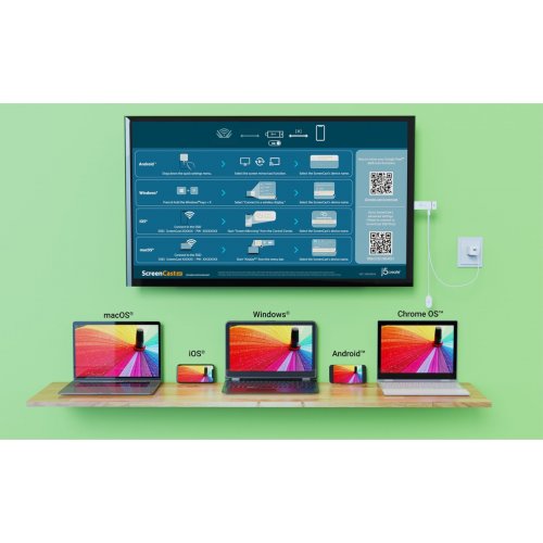 Беспроводной удлинитель J5create JVAW76 ScreenCast 4K Wireless Display Adapter (JVAW76-N) White купить в Украине | Telemart фото
