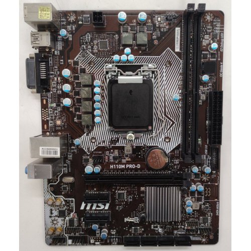 Материнська плата MSI H110M PRO-D (s1151, Intel H110) (Відновлено продавцем, 905677) купити в Україні | Telemart фото