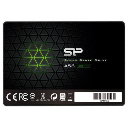 Ssd-диск Silicon Power A56 TLC 128GB 2.5" (SP128GBSS3A56B25) (Відновлено продавцем, 905678) купити в Україні | Telemart фото