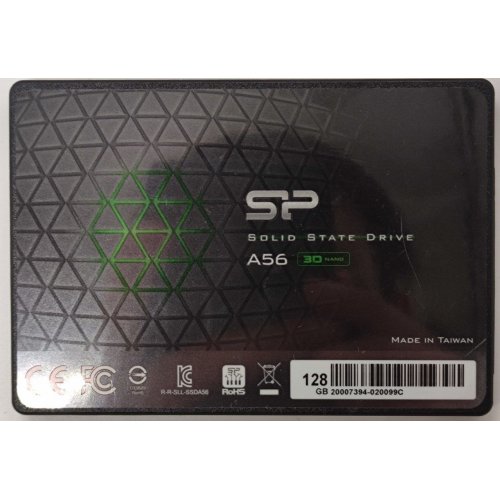 Ssd-диск Silicon Power A56 TLC 128GB 2.5" (SP128GBSS3A56B25) (Відновлено продавцем, 905678) купити в Україні | Telemart фото