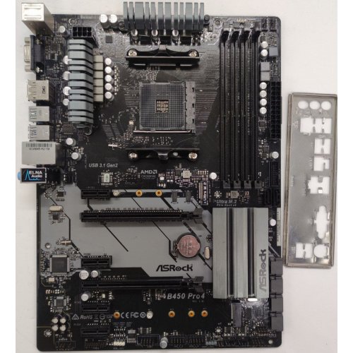Материнская плата AsRock B450 Pro4 (sAM4, AMD B450) (Восстановлено продавцом, 905680) купить в Украине | Telemart фото