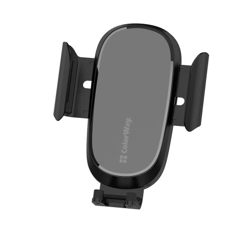 Автомобільний зарядний пристрій ColorWay Air Vent Wireless 15W (CW-CHAW038Q-BK) Black купити в Україні | Telemart фото