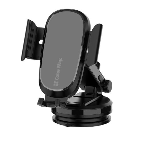 Автомобільний зарядний пристрій ColorWay Dashboard Wireless 15W (CW-CHAW037Q-BK) Black купити в Україні | Telemart фото