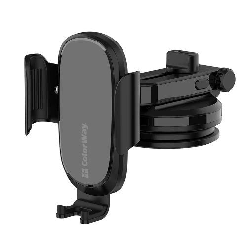 Автомобільний зарядний пристрій ColorWay Dashboard Wireless 15W (CW-CHAW037Q-BK) Black купити в Україні | Telemart фото