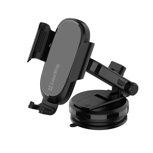 Автомобільний зарядний пристрій ColorWay Dashboard Wireless 15W (CW-CHAW037Q-BK) Black купити в Україні | Telemart фото