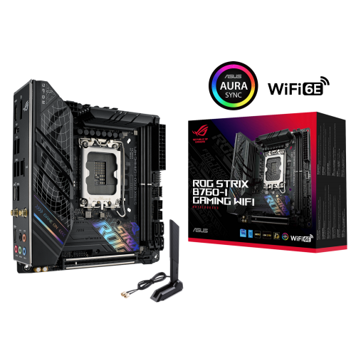 Материнская плата Asus ROG STRIX B760-I GAMING WIFI (s1700, Intel B760) (Восстановлено продавцом, 905690) купить в Украине | Telemart фото