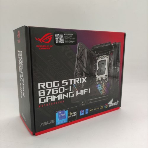 Материнская плата Asus ROG STRIX B760-I GAMING WIFI (s1700, Intel B760) (Восстановлено продавцом, 905690) купить в Украине | Telemart фото