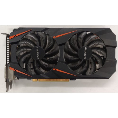 Видеокарта Gigabyte GeForce GTX 1060 WindForce 2X OC 3072MB (GV-N1060WF2OC-3GD) (Восстановлено продавцом, 905694) купить в Украине | Telemart фото