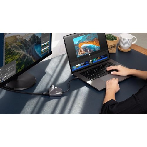 USB-хаб J5create JCD3191 USB Type-C 5 in 1 (JCD3191-N) Grey купити в Україні | Telemart фото