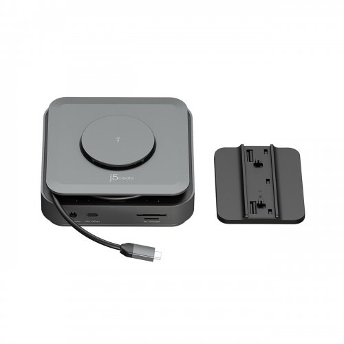 Док-станція J5create JCD3199 Docking Station USB Type-C 10 in 1 (JCD3199-N) Space Gray купити в Україні | Telemart фото