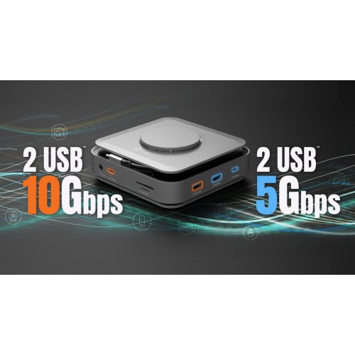 Док-станція J5create JCD3199 Docking Station USB Type-C 10 in 1 (JCD3199-N) Space Gray купити в Україні | Telemart фото