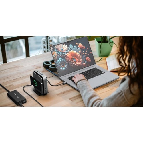 Док-станція J5create JCD3199 Docking Station USB Type-C 10 in 1 (JCD3199-N) Space Gray купити в Україні | Telemart фото